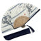 Eastern Wind Abanico plegable de la mano japonesa china, pintura de bambú plegable del ventilador del rave del