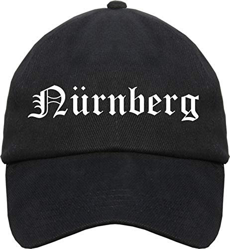 sostex Nürnberg Cappy - Altdeutsch Bedruckt - Schirmmütze Cap Einheitsgröße Schwarz