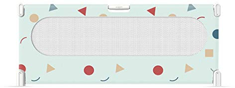 GXYAWPJ Kinderbett-Leitplanke, einseitig hellgrün, 1,8-2 m Bettleitplanke, Kinder-Leitplanke gegen Absturz (Size : 200cm)