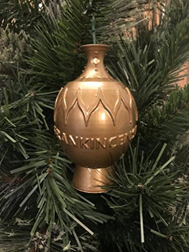 Weise-Männer-Set: Gold, Weihrauch und Myrrhe, Bühnenrequisiten/Dekoration, Krippe, Weihnachtsbaum (1 Weihrauch)