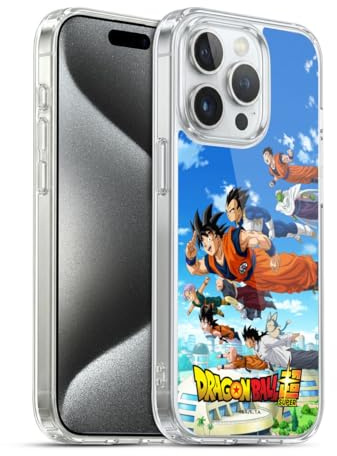 Head Case Designs Offizielle Dragon Ball Super Gruppe Universe Survival Arc Gelhülle [Militärischer Schutzgrad] Kompatibel Mit Apple iPhone 15 Pro Und Kompatibel Mit MagSafe