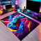 PERS Gaming Teppich Für Jungen Raum Controller Design Wohnzimmer Große Teppiche Bequemer Teppich Waschbare Anti Rutsch Teppiche Für Spielzimmer Esports Zimmer Kinderzimmer(Size:80 * 160cm,Color:K)