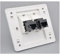 Rj45 Socket Ethernet Wall Socket Cat 6 Gigabit Network Socket Cat6 Ethernet Sockets Rj45 Lan Cable Faceplate Dual-Pass Sockets Networking Port Face Plate Internet Wall Box for Ethernets Cable Install