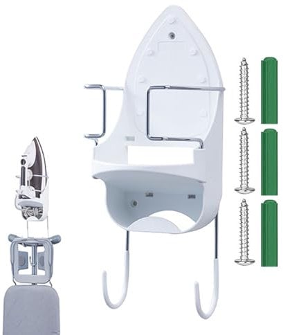 Ironing Board Wall Mount, Wall Ironing Board | Ironing Board Door Hanger, Ironing Board Hooks, Ironing Board Holder Attach Your Ironing Board With The Included Three Doors