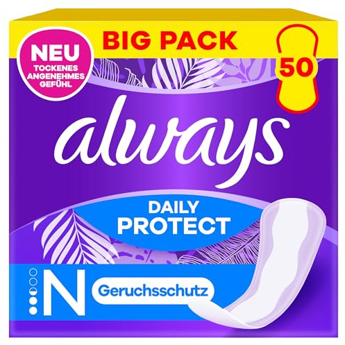always Slipeinlage Daily Protect Normal mit leichtem Duft 50 Stück