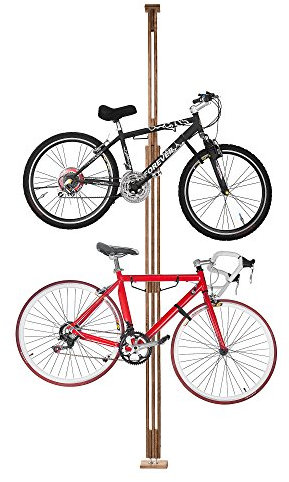 Portabicicletas Woody para almacenamiento o exposición de RAD Cycle, capacidad para dos bicicletas