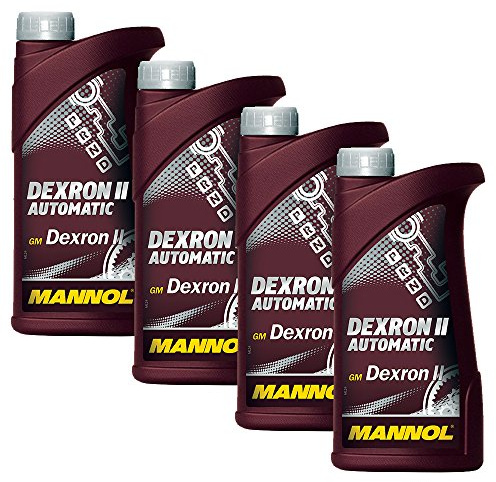 MANNOL 4 x 1L ATF Dexron II Automatic/Automatikgetriebe- Servo- Öl