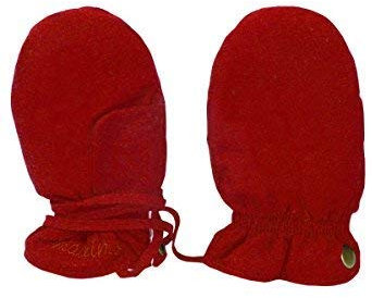 maximo Baby Thermo-Fäustlinge 98003 050099 in rot (rot 0002), Farbe:rot (rot 0002), Kleidergröße:Gr. 6M