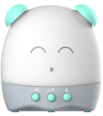 Tiny Boo DES17230 - Schlaftrainer mit Licht und sanften Melodien, Kinderwecker mit Musik, Wecker mit Leuchtanzeige, Digitalwecker mit Schlummerfunktion, Musikwecker für Kleinkinder