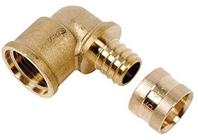 Coude PER à glissement Femelle fixe Ø16-1/2