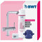 BWT Wasserfilter AQA Drink Pure Loft | 2-Wege Wasserhahn mit L-Auslauf & ausziehbarer Spülbrause mit Magnesium Filterkartusche | Wasserfilter Trinkwasser | Filtert Kalk, Chlor, Blei & Kupfer