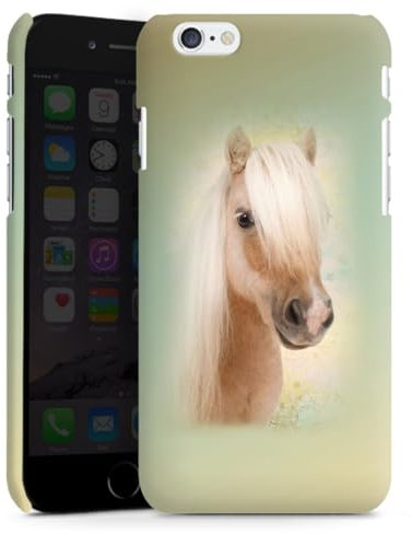 Premium Case kompatibel mit Apple iPhone 6s Smartphone Handyhülle Schutzhülle matt Pferd Tiere Reiten