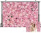 LYWYGG 8x6FT Fleur Fond Mur Fleur Fond 3D Rose Fleur Fond Mariage Fiançailles Mariage Décoration Fête d'anniversaire Fond Studio Fond CP-314-0806