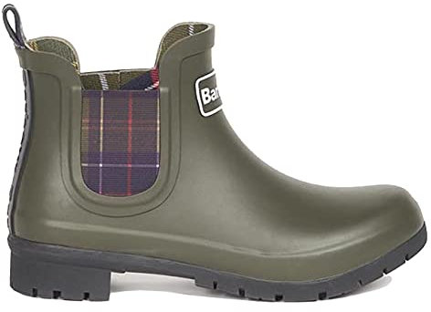 Barbour Wellington KINGHAM Stivale da Pioggia Oliva