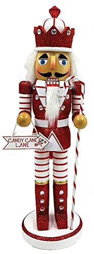 Candy Cane King Nussknacker, 35,6 cm