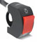 AUTOZOCO Interruptor luces faros delanteros moto, Interruptor luces moto, interruptor de faro de motocicleta, Interruptor manillar, Apto para manillar de 22 mm, 12 V CC 2 polos, Botón rojo