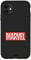 RhinoShield Case Compatible with [iPhone 13] | SolidSuit - Slim Official Licensed Marvel Case with Shock Absorption Technology - Black - Marvel Logo
