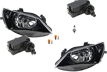 Johns, Scheinwerfer passend für Seat Ibiza 6J 12-15 Leuchtmittel Satz L R m. Stellmotor
