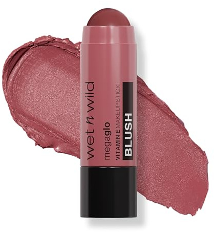 wet n wild MegaGlo Makeup Stick, Buildable Color, Versatile Use, Cruelty-Free & Vegan - Say It Ain't Rose