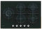 Piano Cottura a Gas 5 Fuochi 75cm colore Nero - CDIV 7 GWLE4 WB