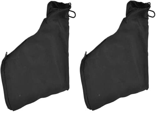Dust Collection Bags, 2pcs Miter Saw Dust Bags with Zippers, Table Saw Dust Collector Bag, Anti-dust Cover Bag 255 Miter Saw Belt Sander Parts (Black)