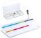 Varhomax Glas-Wochen-Dry-Erase-Schreibtisch-Whiteboard,Desktop-To-Do-Liste Planer Whiteboard-Kalender mit Aufbewahrungsfach, Memo-Desk-Board-Buddy für Zuhause und Büro, Farbenfroher Wochenplaner