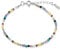 MATERIA by Matthias Wagner Edelstein Armband Damen bunt 16-18,5cm mit Verlängerungskette SA-24