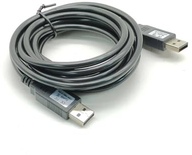 Generic Cavo USB 2.0 maschio a maschio per modem nullo, 2,5 metri, chip FTRS232RL, USB NMC-2,5 M