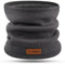 FORVEVO Schlauchtuch Halstuch Herren Winter, Schal Halswärmer mit Fleece Futter, Thermo Halsschlauch Damen, Winddichte Loop Schal für Outdoor Sport Täglich(DunkelGrau)