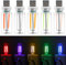 GOMETY 5 Stück USB Auto LED Innenbeleuchtung, 5V Kreative Glasflasche USB Lampe USB Touch Night Light Plug-in USB Automotive Interface Nachtlampen für Auto, Laptop, Power Bank