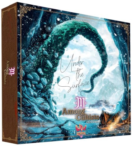 Godot Games | Among Cultists: Under The Surface | Erweiterung | Brettspiel | ab 14 Jahren | 4 bis 8 Spieler | 60 Minuten pro Spiel |