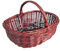 NG NICCOLAI CESTE VIMINI VARI MODELLI E MISURE IDEALI PER FUNGHI O COME PORTALEGNA CON MANICO (FUNGHI SQUADRATA 34X39X28(H) CM)