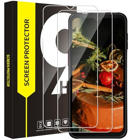 Bodyguard Schutzfolie für Panzerglas für Samsung Galaxy Xcover 7 5G, 2 Stück 2.5D Kante Schutzglas, 9H Härte, Keine Blasen, Sensitive Touch, 0.33mm Hoch Definition Xcover 7 Displayschutzfolie