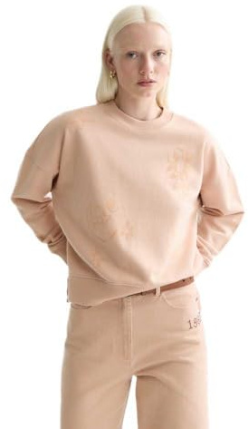 Scotch & Soda All Over Velvet Pattern Sweatshirt Maillot de survêtement Femme (Lot de 1)