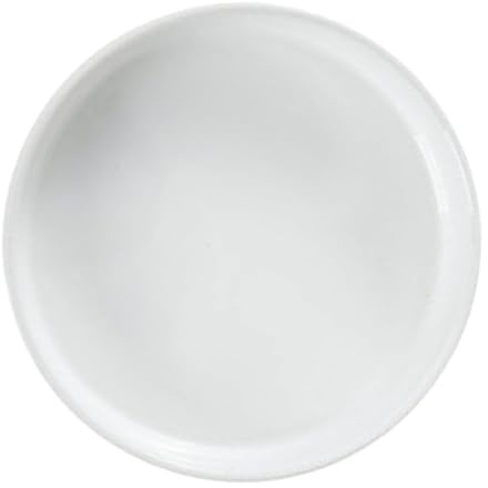 Hemobllo Soucoupe de Pot de Fleurs et Finition Soignée en Céramique Blanche pour Drainage, Plateau Solide pour Usage Intérieur et Extérieur