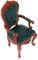 BESPORTBLE Scale Sofa Chair for Living Room Bedroom and Study Decorative Mini Furniture Prop for Dollhouse Collection