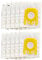 Lot De 5 Sacs D'aspirateur Compatibles Avec Les Filtres En Polaire Karcher VC-2, VC-6100, VC-6200, VC-6300 (référence: 6.904-329.0), Lavables Et Réutilisables(10PCS)