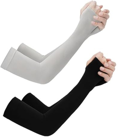 HABNI 2 Paio Manicotti Pallavolo Anti Uv Protezione Manicotto Tennis Maniche Per Braccia Manicotto No Strain Padel Manicotto Braccio Manicotti Pallavolo Ragazza Manicotti Running Bici Uomo