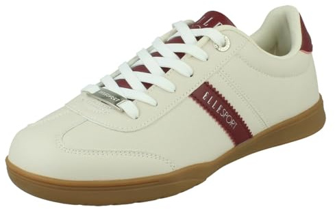 Ladies Elle Sport Comfy Casual Lace Up Trainers with Memory Foam F7R399