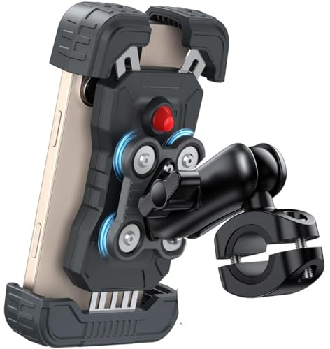 CWYLF Motorcycle Phone Mount for Avanturaa Choppers Pravega/Rudra, Motorbike Phone Holder 360° Rotatable Super stable Handlebar Accessories