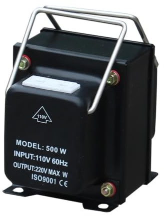 Transformateur/convertisseur De Tension Portable À Usage Domestique, 500W, 110V À 220V/220V À 110V, For Réfrigérateur, Micro-ondes, Sèche-cheveux