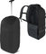 normani Reisetasche mit Rucksackfunktion und Regenüberzug- Trolley 60 Liter - Backpack Farbe Schwarz