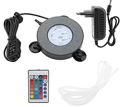 Tnfeeon LED Aquarium Licht Bubbler Licht Unterwasser Mehrfarbig(EU)