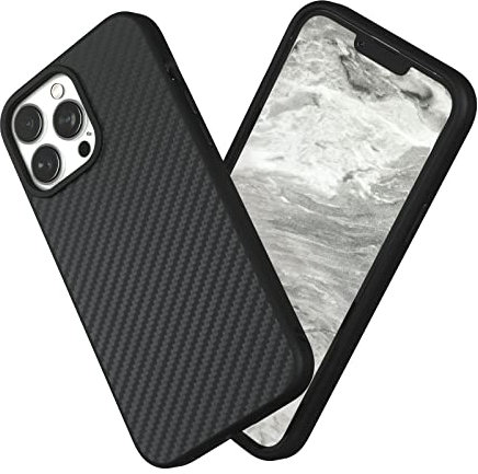 RHINOSHIELD Case Compatible with iPhone 13 Pro Max | SolidSuit- Shock Absorbent Slim Design Protective Cover with Premium Matte Finish 3.5M/11ft Drop Protection - Carbon Fiber