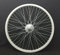 Front 20 BMX 48 Spoke Bicycle Wheel 3/8 Silver Alloy Rim Large Flange Bike Hub