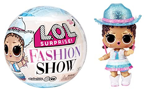 L.O.L. Surprise! Fashion Show Püppchen - 8 Überraschungen -Wasserüberraschung, Mode, Accessoire und mehr - Sammeledition in Einer Papierverpackung - Für Kinder ab 4 Jahren, 1er Pack