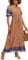 GRECERELLE Womens Summer Maxi Boho Beach Dress Floral Print Dress V Neck Short Sleeve Drawstring High Waist Flowy Long Midi Dresses (Maidenhair Yellow, L)