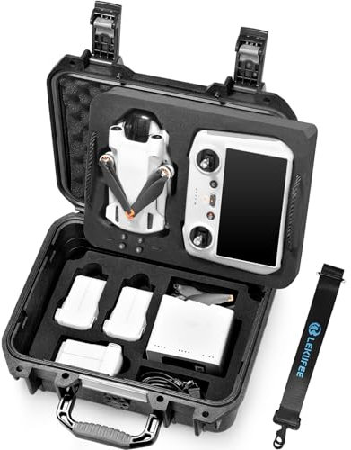 LEKUFEE Wasserdichter Koffer für DJI Mini 3/4/Pro und Zubehör (nur Tasche)