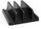 Felenny Vertical Laptop Holder Dual-Slot Vertical Laptop Stand with Adjustable Dock Size Compatible with Laptop/Notebook/Computer/Tablet