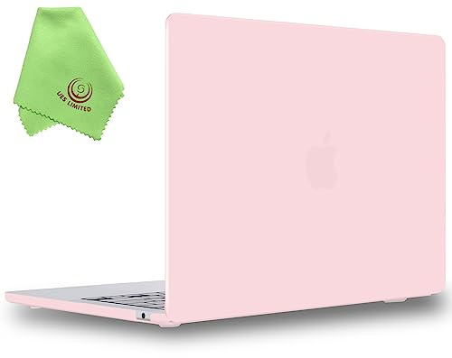 UESWILL Case for 2023-2026 MacBook Air 15 inch M5 M4 M3 M2, Rose Quartz | Model A3448 A3241 A3114 A2941, Matte Smooth Silky Touch, Includes Hard Shell Case + Microfiber Cloth